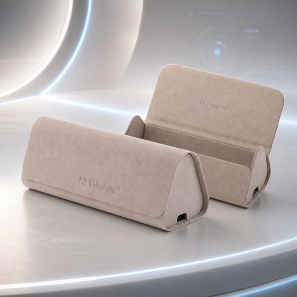 El IA Glasses Case™™: Upgraded case. Case with 12-hour charge (2027)